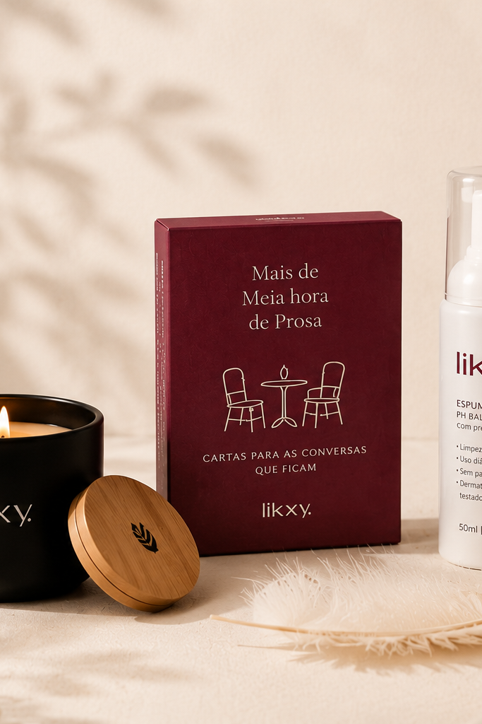 Produtos LIKXY Casa Acesa — detalhe editorial